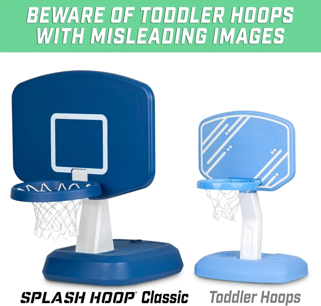 Alt view image 5 of 6 - Splash Hoop Classic Swimming Pool Basketball Game (Blue)