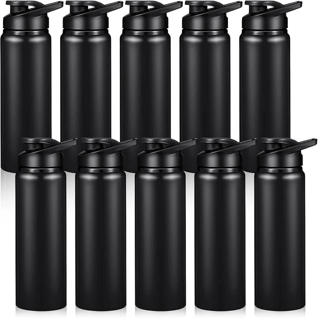 Main image of 10-Pack 25oz Reusable Aluminum Water Bottles Leak Proof