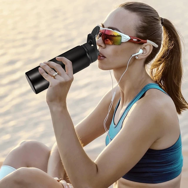 Alt view image 3 of 7 - 10-Pack 25oz Reusable Aluminum Water Bottles Leak Proof