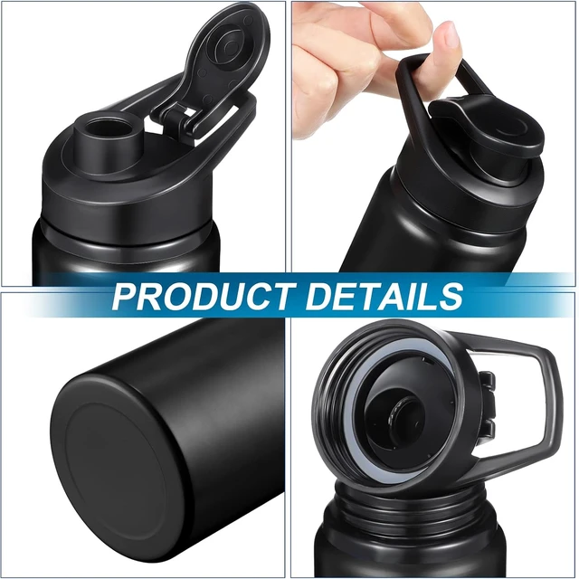 Alt view image 7 of 7 - 10-Pack 25oz Reusable Aluminum Water Bottles Leak Proof