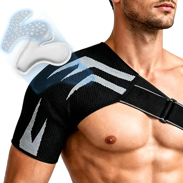 Main image of Shoulder Brace for Men & Women Rotator Cuff Compression Support (L)