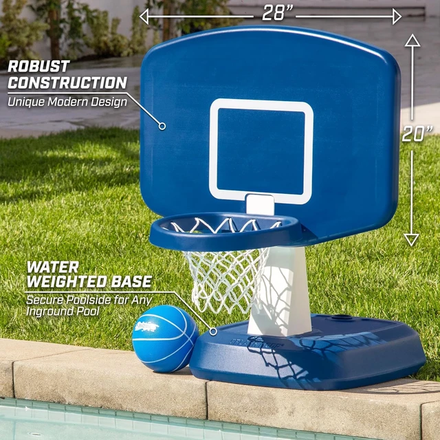 Alt view image 4 of 6 - Splash Hoop Classic Swimming Pool Basketball Game (Blue)