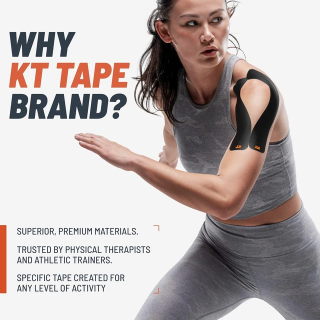Alt view image 2 of 6 - Original Cotton Elastic Kinesiology Athletic Tape 150 Precut 10" Strips