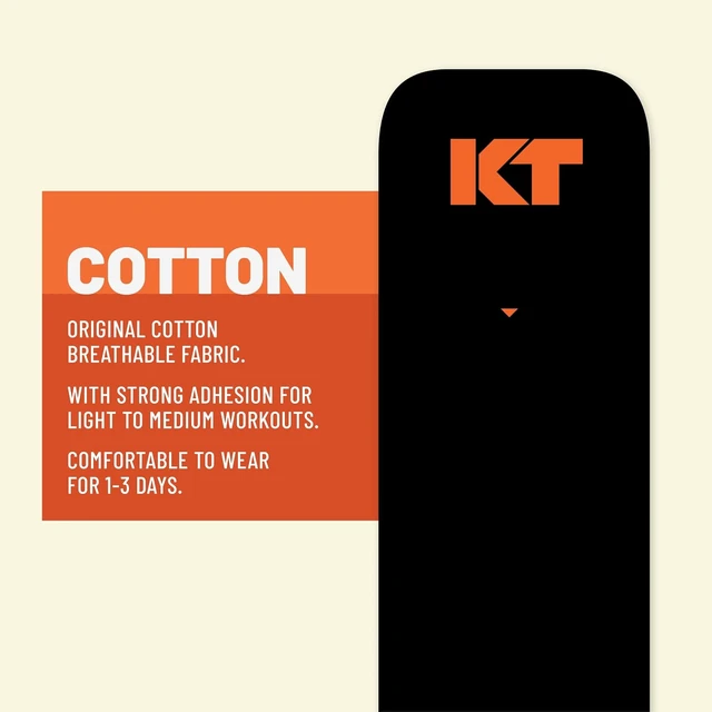 Alt view image 4 of 6 - Original Cotton Elastic Kinesiology Athletic Tape 150 Precut 10" Strips