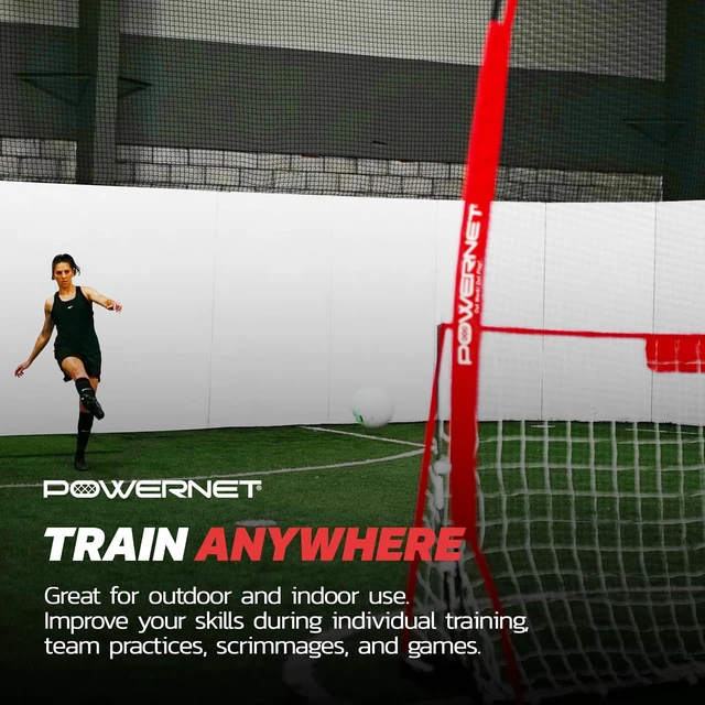 Alt view image 7 of 7 - Portable Sports Rebounder Basketball, Volleyball, Soccer, Baseball, Softball & Lacrosse, Backyard/Garage Backstop, Indoor-Outdoor Safety Net