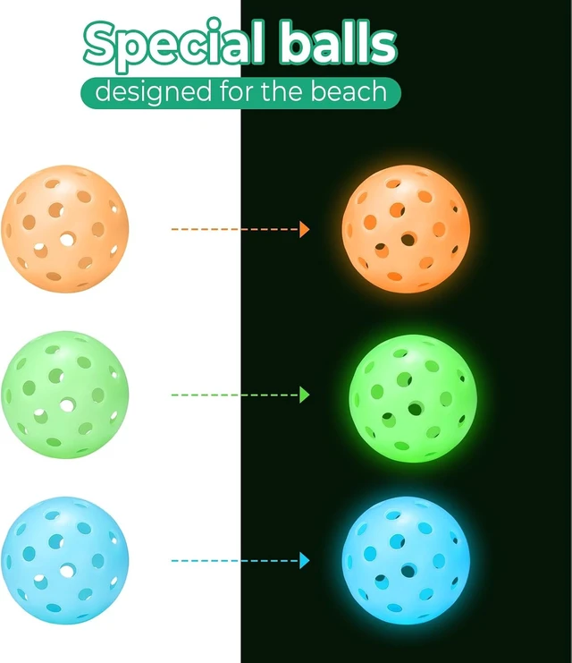 Alt view image 3 of 6 - Glow-in-the-Dark Yard Pong Outdoor Game 12 Buckets & 6 Balls, Backyard Toss Game for Adults, Family & Kids