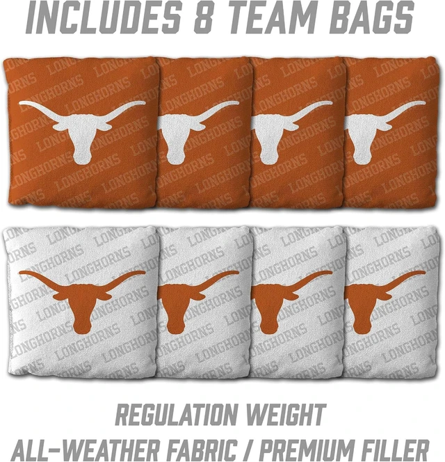 Alt view image 4 of 7 - NCAA Wood Cornhole Game 2' x 3', with Logo Bags