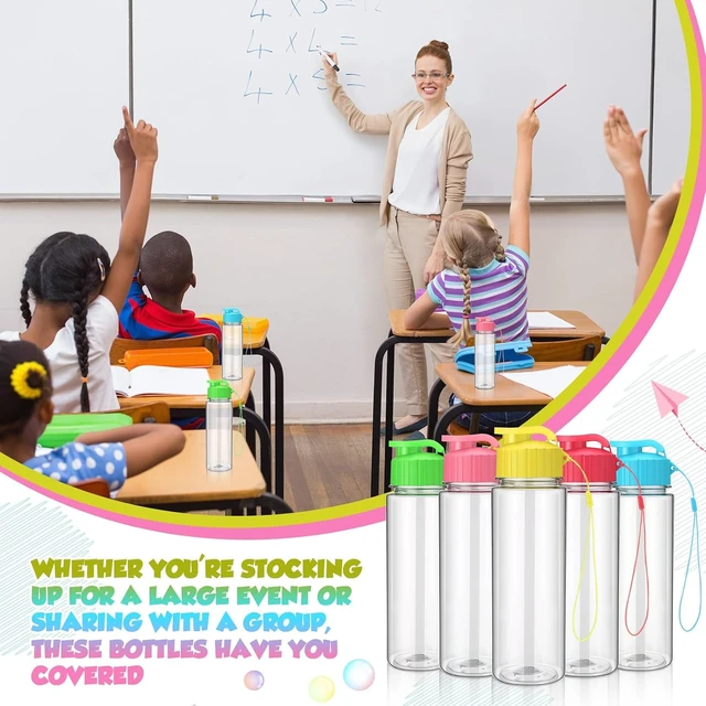 Alt view image 4 of 6 - 30-Pack Bulk Classic Water Bottles (Multicolored)