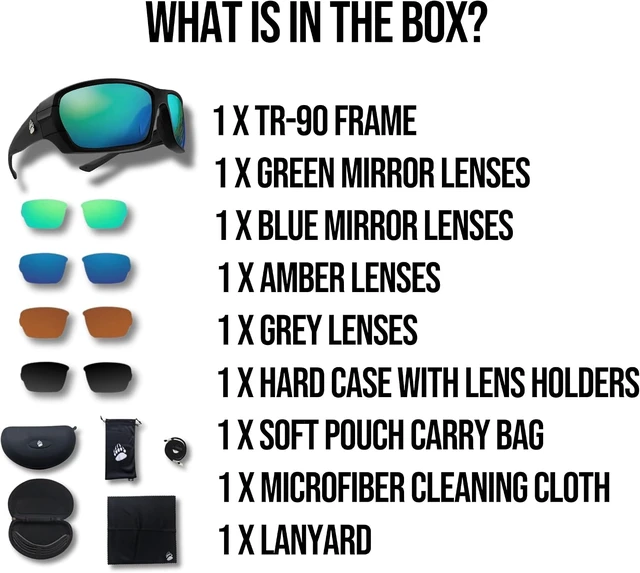 Alt view image 2 of 6 - Pro Fishing Glasses Kit