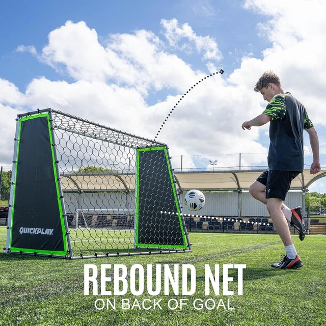 Alt view image 2 of 7 - GS Trainer 3-in-1 Soccer Goal & Rebounder for Solo Training