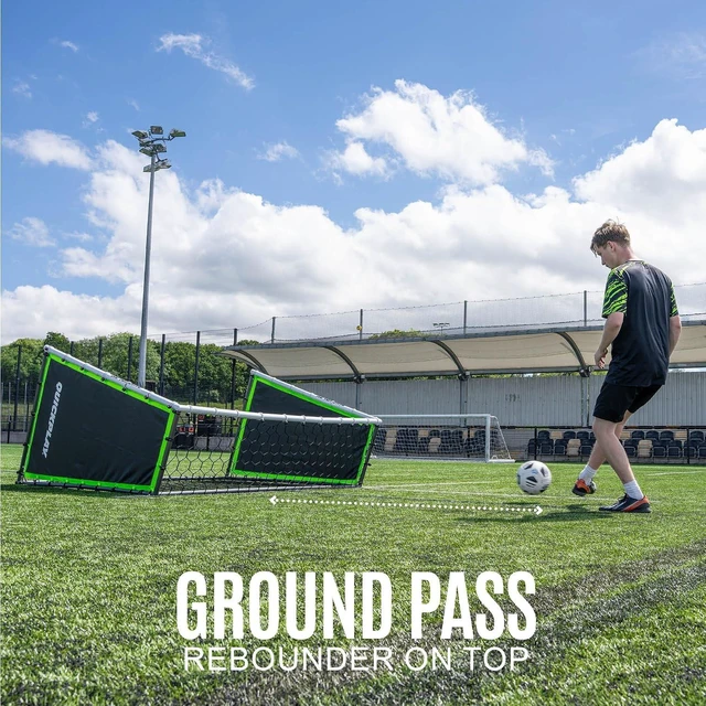 Alt view image 3 of 7 - GS Trainer 3-in-1 Soccer Goal & Rebounder for Solo Training