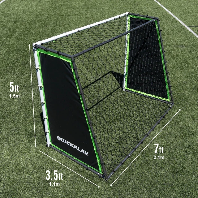 Alt view image 6 of 7 - GS Trainer 3-in-1 Soccer Goal & Rebounder for Solo Training