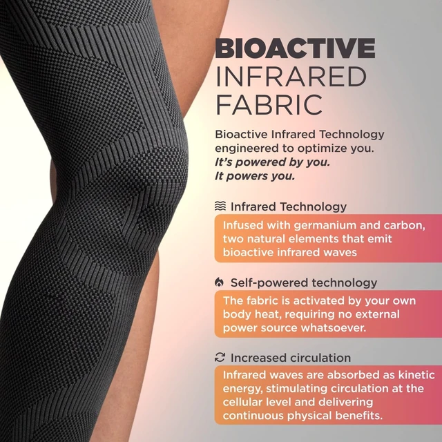 Alt view image 2 of 7 - Leg Sleeve 2-Pack Full-Length Long Sleeve for Leg Pain Relief & Muscle Recovery, Reduces Swelling & Inflammation, Promotes Circulation for Men & Women (Black, Medium)