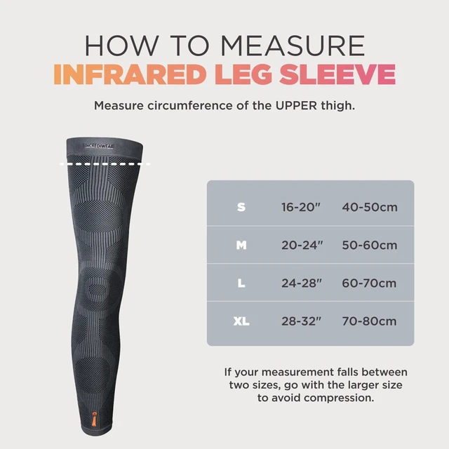 Alt view image 3 of 7 - Leg Sleeve 2-Pack Full-Length Long Sleeve for Leg Pain Relief & Muscle Recovery, Reduces Swelling & Inflammation, Promotes Circulation for Men & Women (Black, Medium)