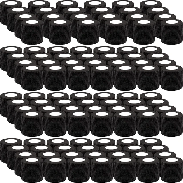 Main image of 108-Roll Elastic Adhesive Tape 2" Self-Adherent Bandages (Black)