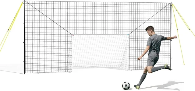 Main image of 3-in-1 Soccer Goal with Rebounder & Backstop Net