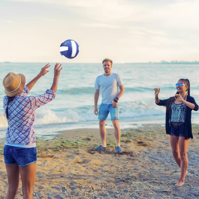 Alt view image 5 of 6 - Recreational Volleyball Size 5, with Air Pump