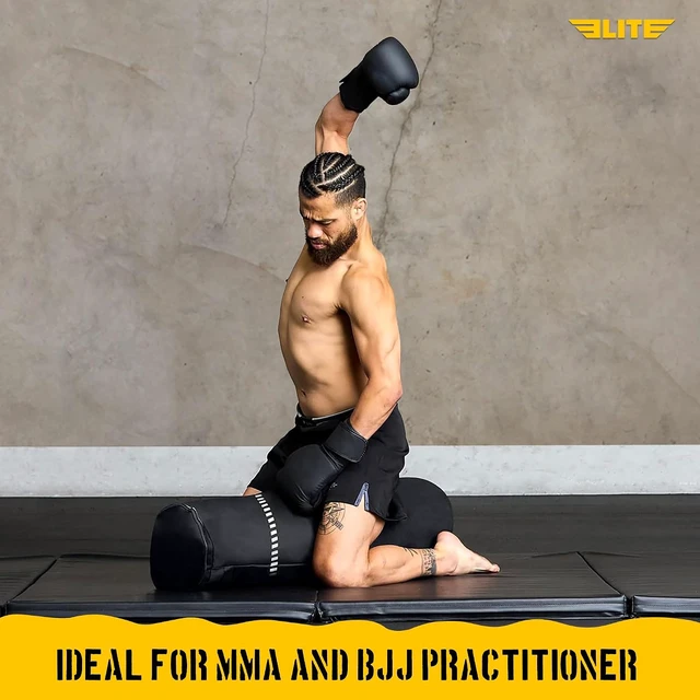 Alt view image 4 of 6 - 4 FT Boxing Bag Heavy-Duty Canvas Punching Bag with Straps for Boxing, MMA, Muay Thai, Kickboxing, Martial Arts & Fitness UNFILLED Heavy Bag