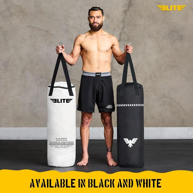 Alt view image 6 of 6 - 4 FT Boxing Bag Heavy-Duty Canvas Punching Bag with Straps for Boxing, MMA, Muay Thai, Kickboxing, Martial Arts & Fitness UNFILLED Heavy Bag