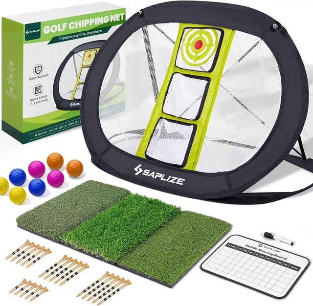 Main image of Golf Chipping Net for Backyard Practice Improves Accuracy & Distance Control, Foldable Multi-Target Training Aid for Indoor/Outdoor Use, All Skill Levels