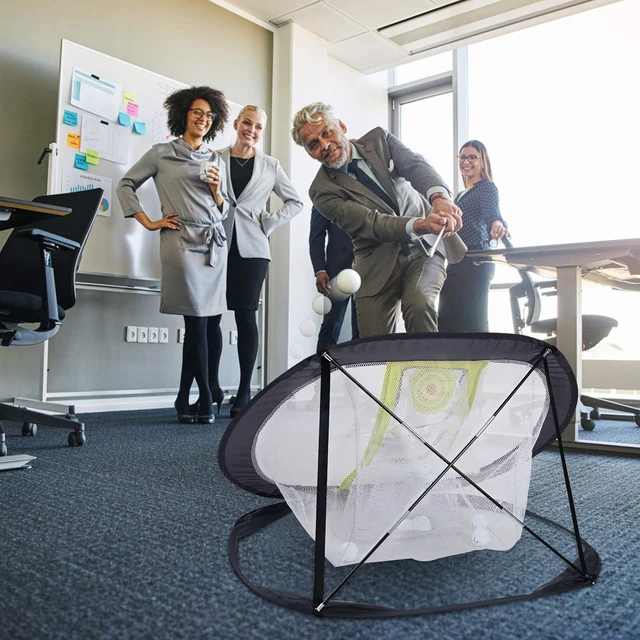 Alt view image 5 of 7 - Golf Chipping Net for Backyard Practice Improves Accuracy & Distance Control, Foldable Multi-Target Training Aid for Indoor/Outdoor Use, All Skill Levels