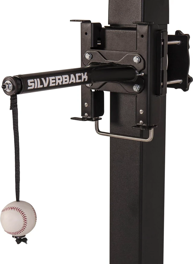 Main image of Portable Baseball Swing Trainer with Lock 'n Rock Technology (Black)