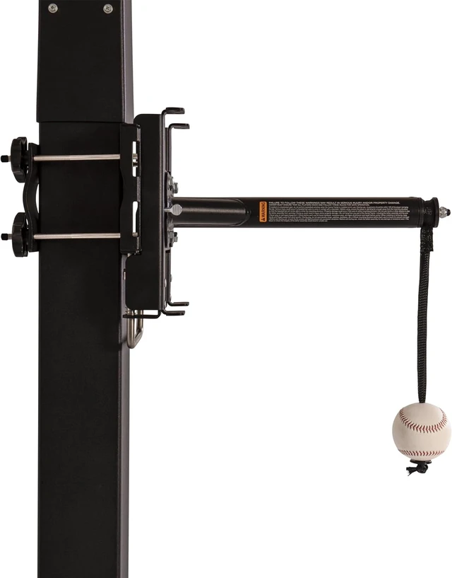 Alt view image 7 of 7 - Portable Baseball Swing Trainer with Lock 'n Rock Technology (Black)