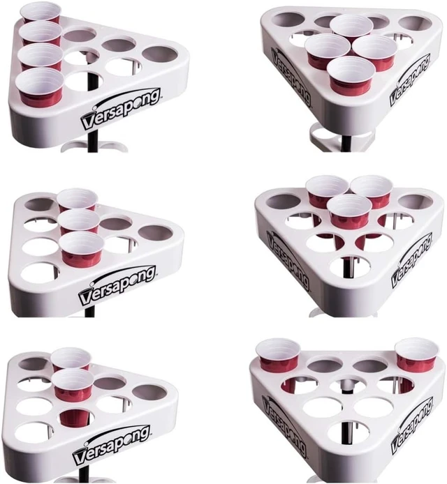Alt view image 3 of 7 - Portable Beer Pong Table Tailgate Game with Backpack Carry Case & Balls