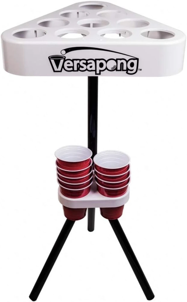 Alt view image 4 of 7 - Portable Beer Pong Table Tailgate Game with Backpack Carry Case & Balls