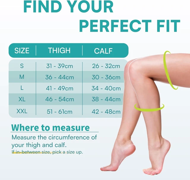 Alt view image 4 of 6 - Vital Salveo Compression Long Knee Sleeve (1 Pair) L