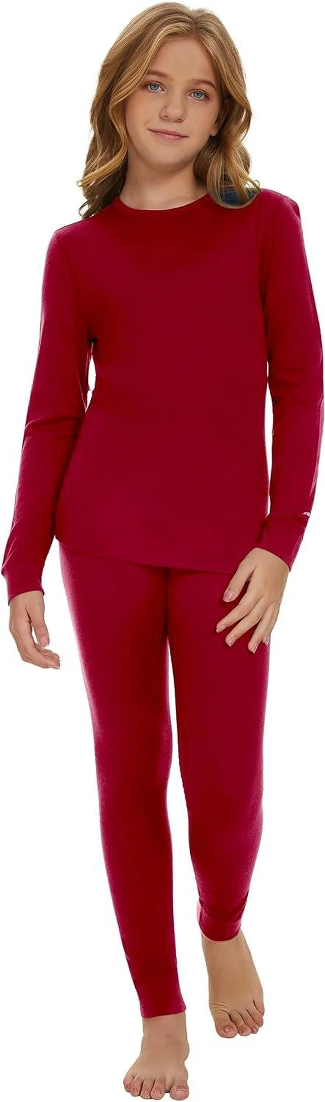 Main image of Kids Unisex 100% Merino Wool Thermal Base Layer Set
