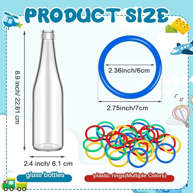 Alt view image 2 of 6 - Ring Toss Game Set Outdoor Carnival