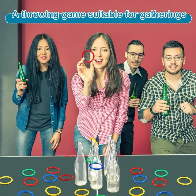 Alt view image 4 of 6 - Ring Toss Game Set Outdoor Carnival