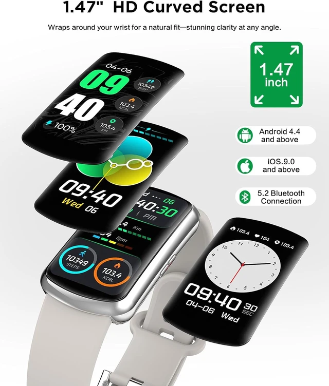 Alt view image 5 of 7 - Smart Watch Fitness Tracker for Women & Men 24/7 Health Activity Monitor