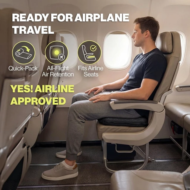 Alt view image 2 of 7 - Seat Cushion Inflatable