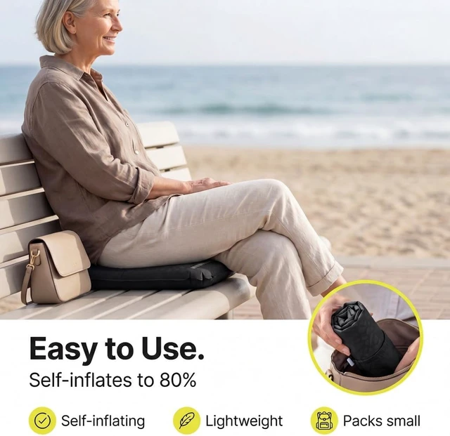 Alt view image 6 of 7 - Seat Cushion Inflatable