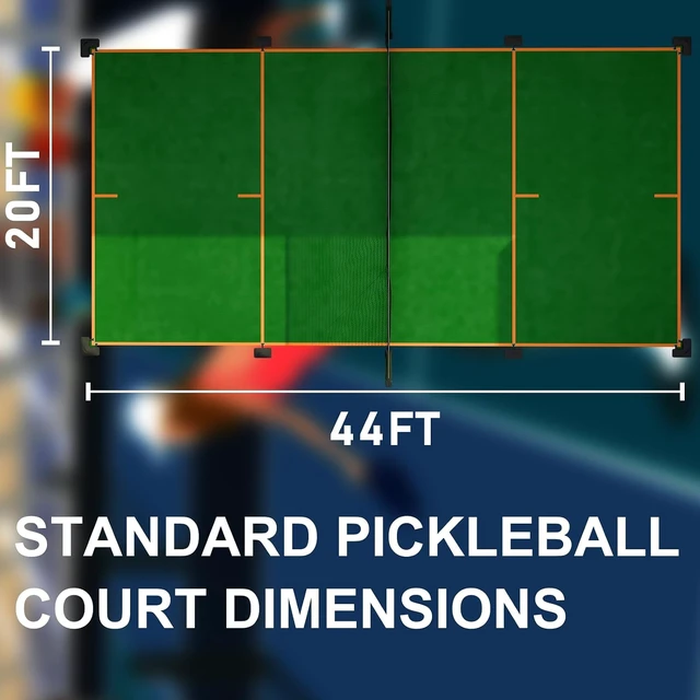 Alt view image 2 of 7 - Portable Pickleball Court Lines No-Measurement Court Marker Kit for Outdoor & Indoor, Easy Setup & Durable Design