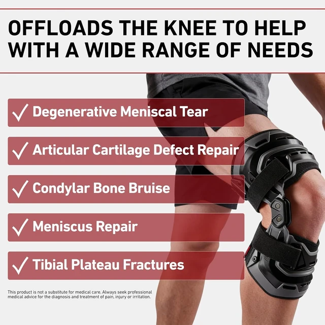 Alt view image 5 of 7 - Heavy-Duty Hinged Knee Brace for Men ACL/MCL/PCL Support, Side Stabilizers
