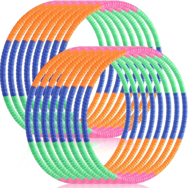 Main image of Plastic Hoops for Kids, 16 Pcs