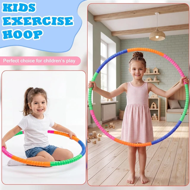 Alt view image 5 of 7 - Plastic Hoops for Kids, 16 Pcs