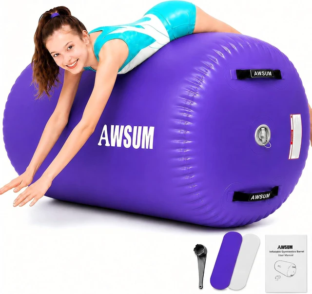 Main image of Gymnastics Tumbling Roller Barrel Back Handspring Training Equipment