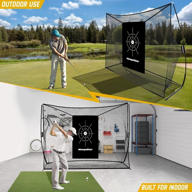 Alt view image 5 of 7 - Heavy Duty 10x7 ft Golf Practice Net for Backyard