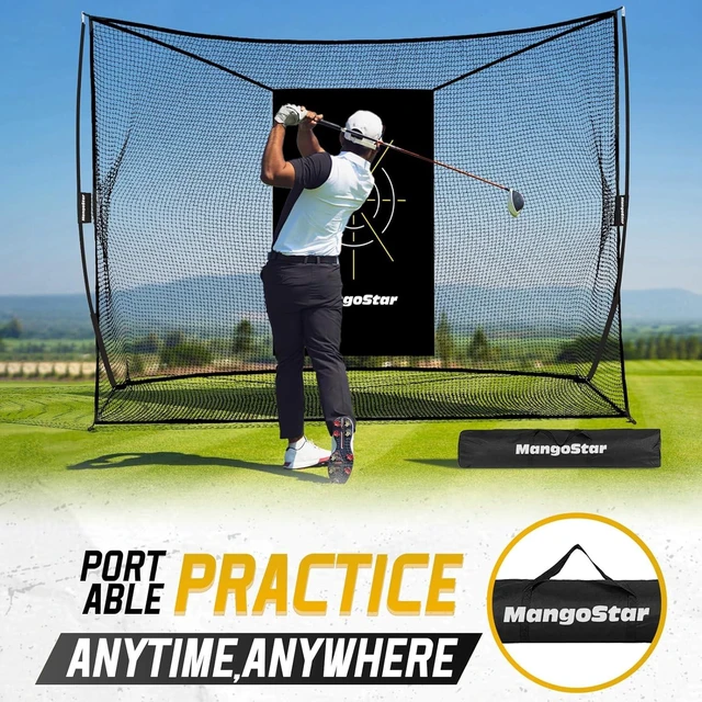 Alt view image 6 of 7 - Heavy Duty 10x7 ft Golf Practice Net for Backyard