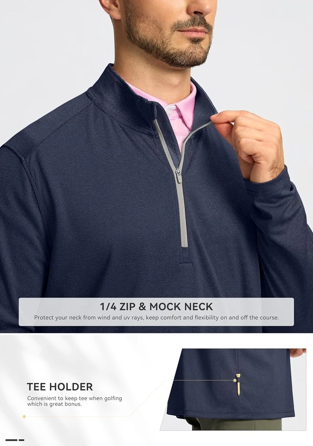 Alt view image 4 of 6 - Quarter Zip Golf Pullover