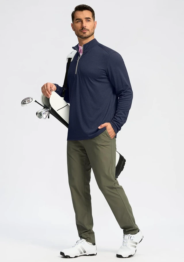 Alt view image 6 of 6 - Quarter Zip Golf Pullover
