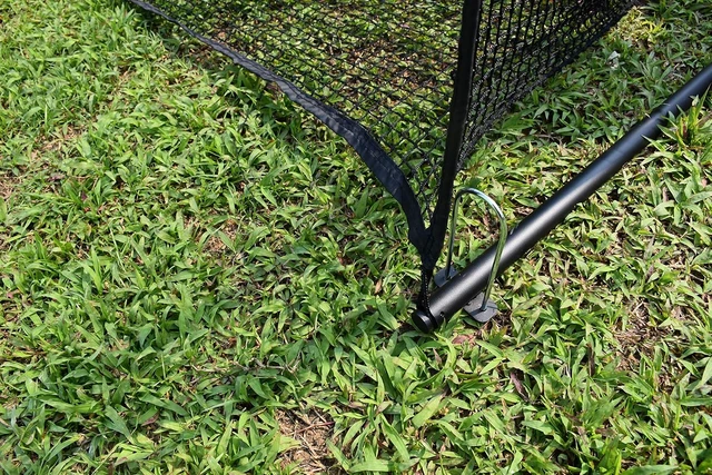 Alt view image 3 of 7 - Portable Golf Practice Net Quick Setup Hitting Net for Indoor/Outdoor, Black