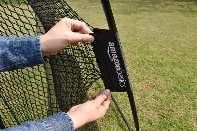 Alt view image 5 of 7 - Portable Golf Practice Net Quick Setup Hitting Net for Indoor/Outdoor, Black