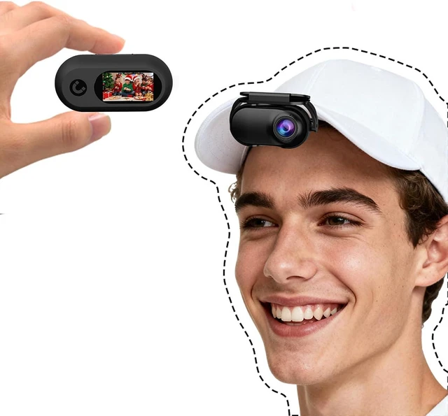 Alt view image 5 of 7 - Mini ThumbSized Magnetic Body Camera, 30Meter Waterproof