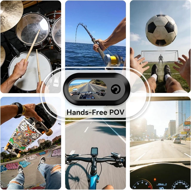 Alt view image 7 of 7 - Mini ThumbSized Magnetic Body Camera, 30Meter Waterproof