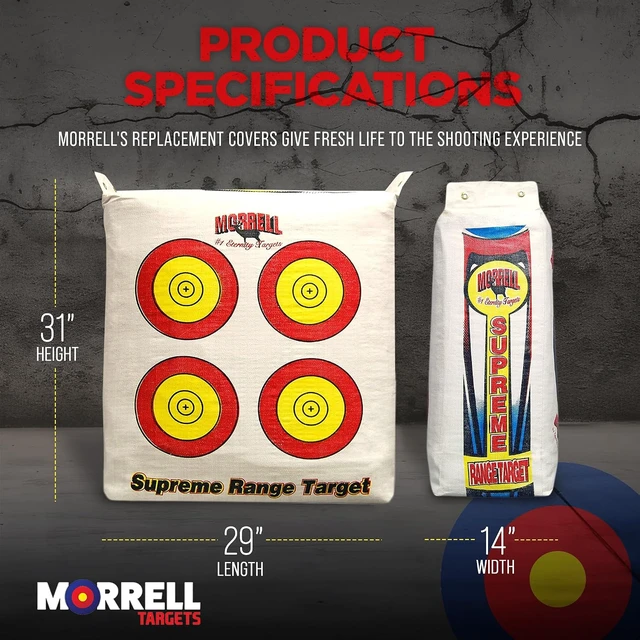 Alt view image 3 of 7 - Adult Field Point Archery Bag Target Supreme Range, White
